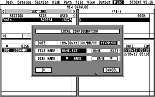 STDCAT atari screenshot